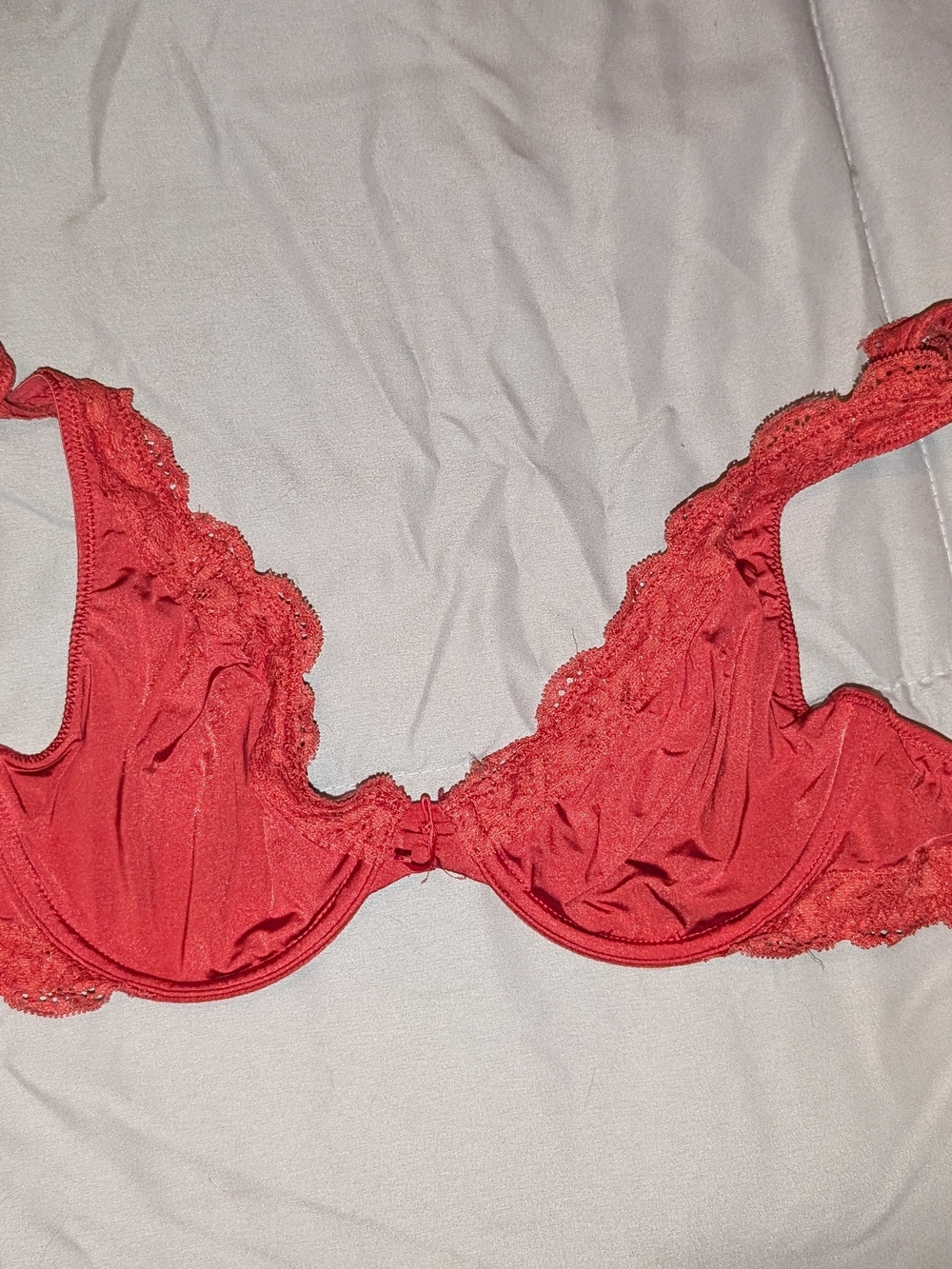 aerie Red Lace Underwire Bra